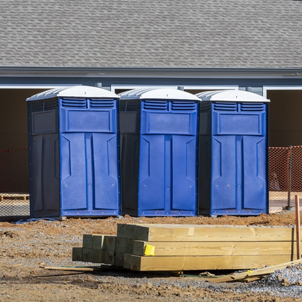 what is the expected delivery and pickup timeframe for the porta potties in St Johnsville NY